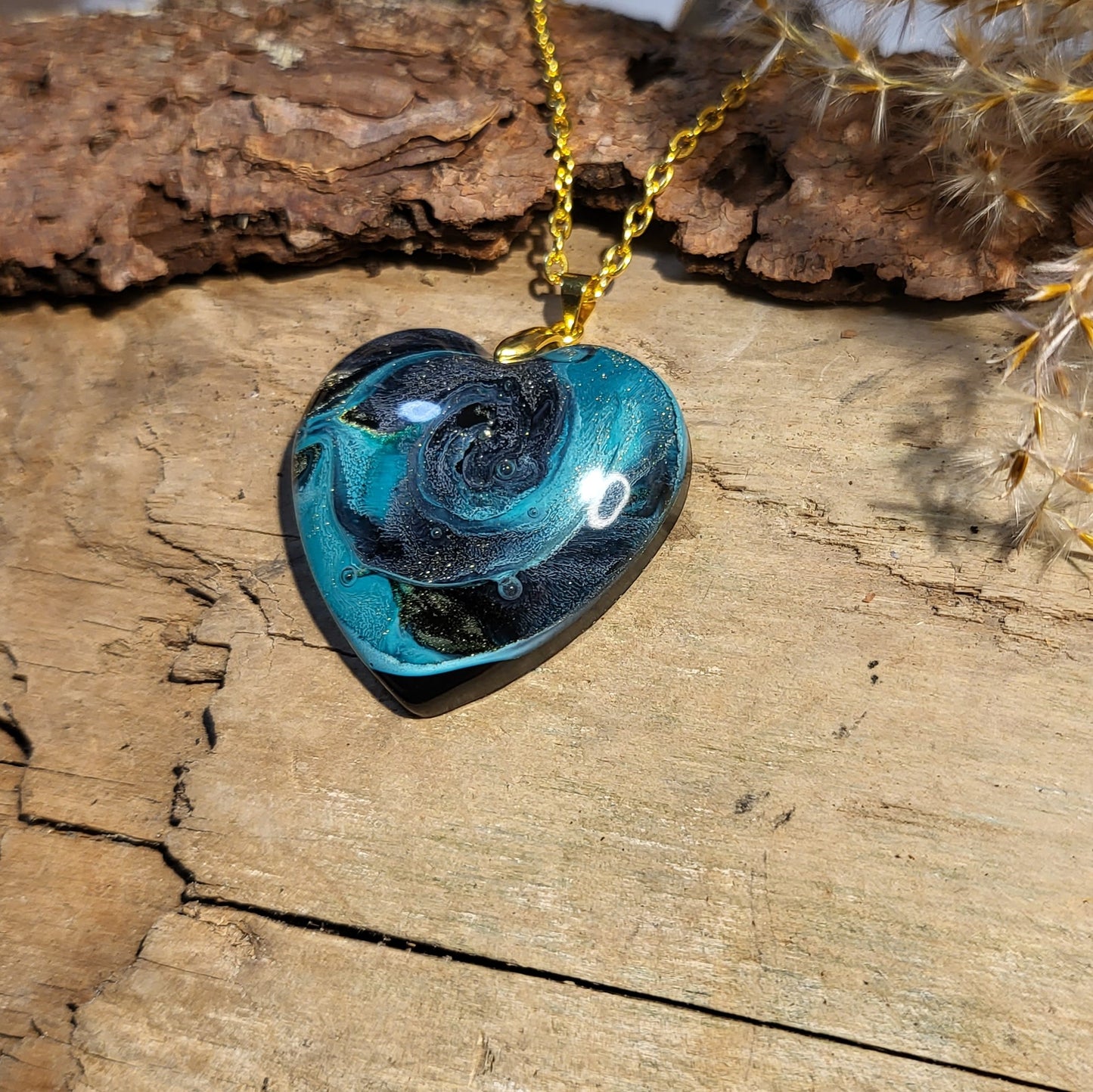 Anhänger in Herzform groß